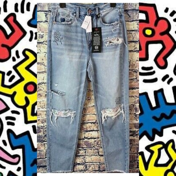 keith haring american eagle jeans